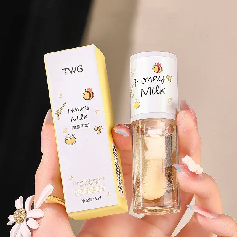 Hydrating Lip Plumper Gloss – Honey Milk & Peach